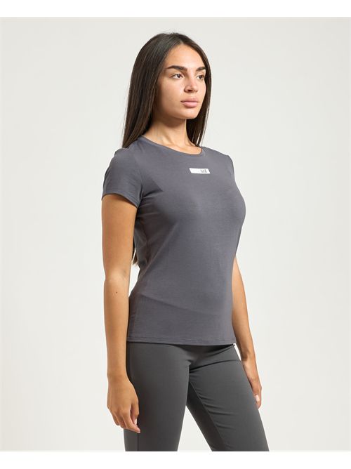 T-shirt donna EA7 con logo tape posteriore EMPORIO ARMANI EA7 | 7W000673-AF12945U8117